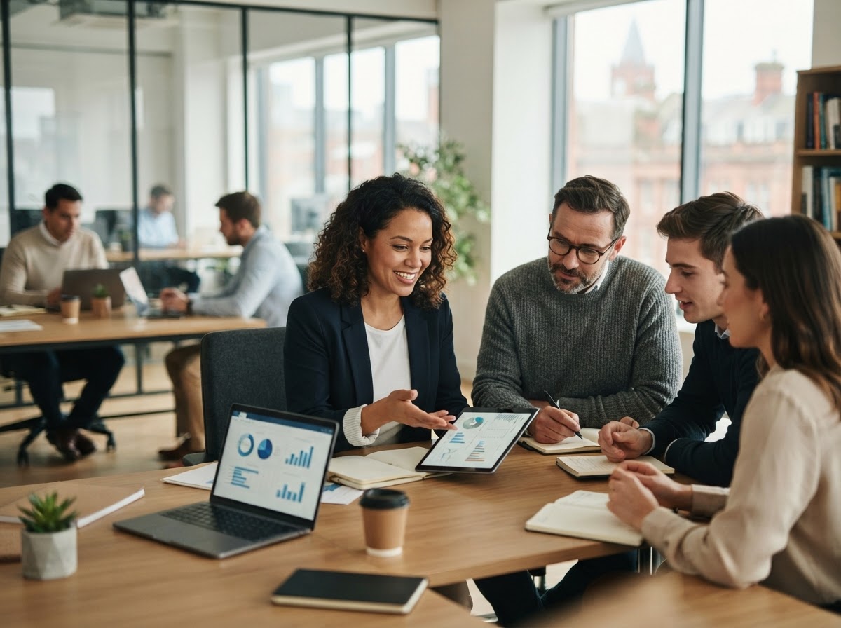 Nimble Accrudorage analyst reviewing real-time portfolio risk data